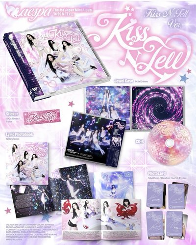 aespa 『 KISS N TELL 』日專 1st Japan Mini Album