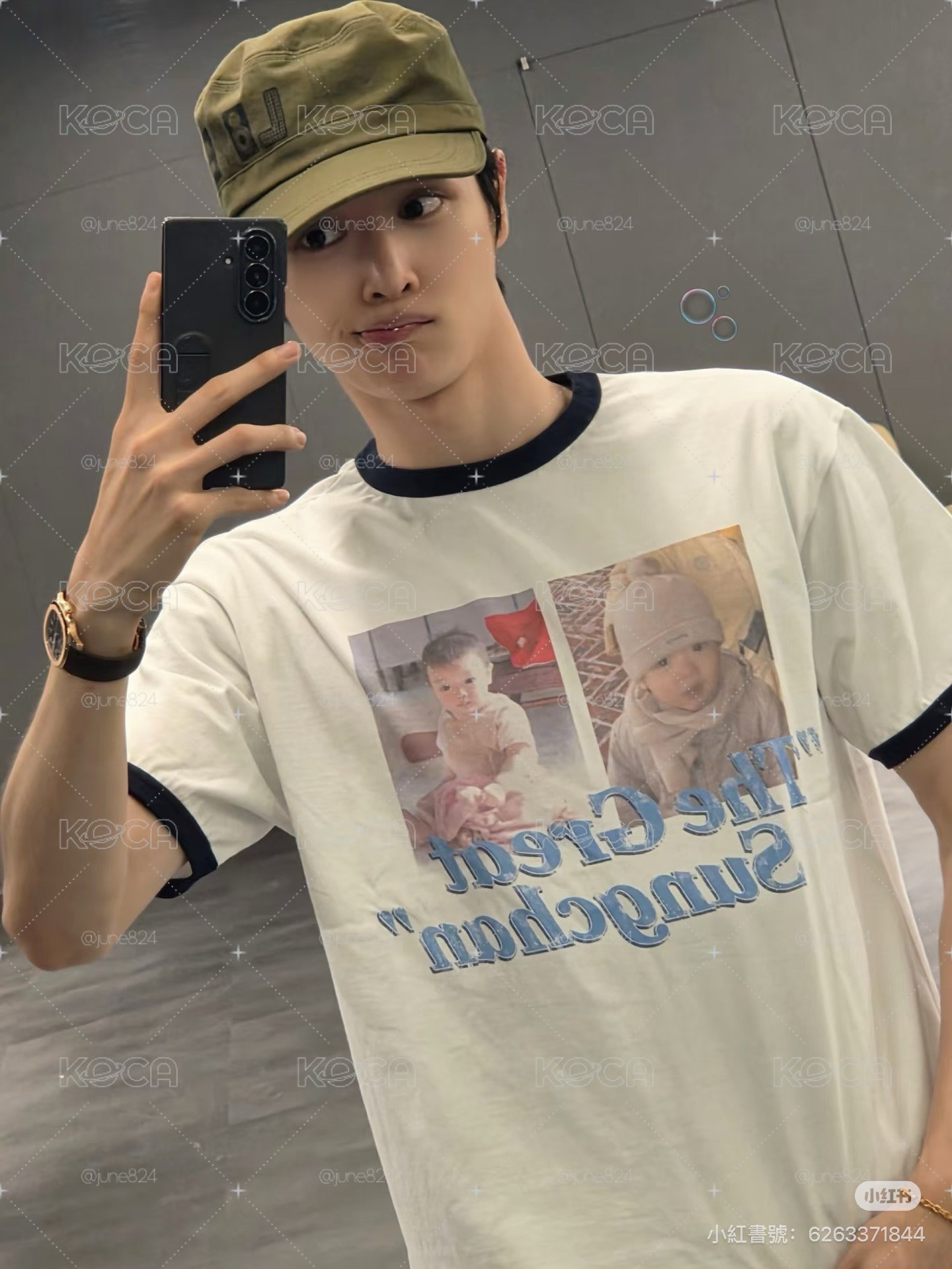 RIIZE 成燦 親自設計t-shirt 