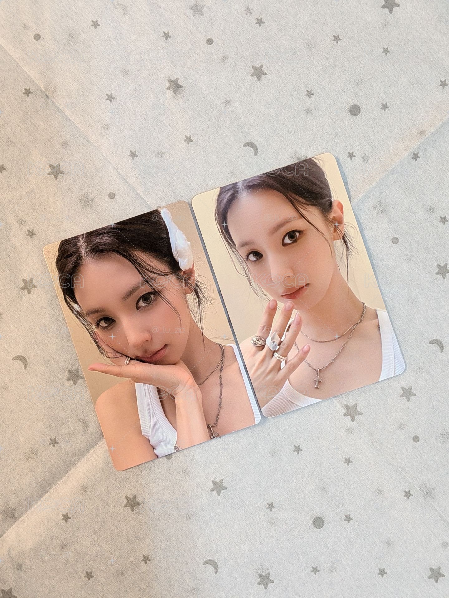 MY, Lover 麵小卡 兩張