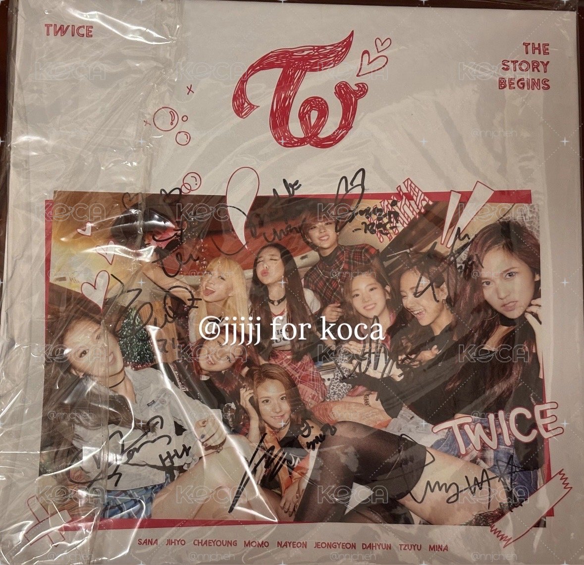 TWICE 迷一出道專 MWAVE全體親簽