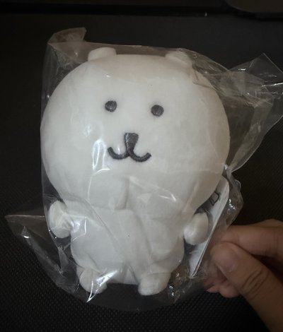素描背包白熊掛件