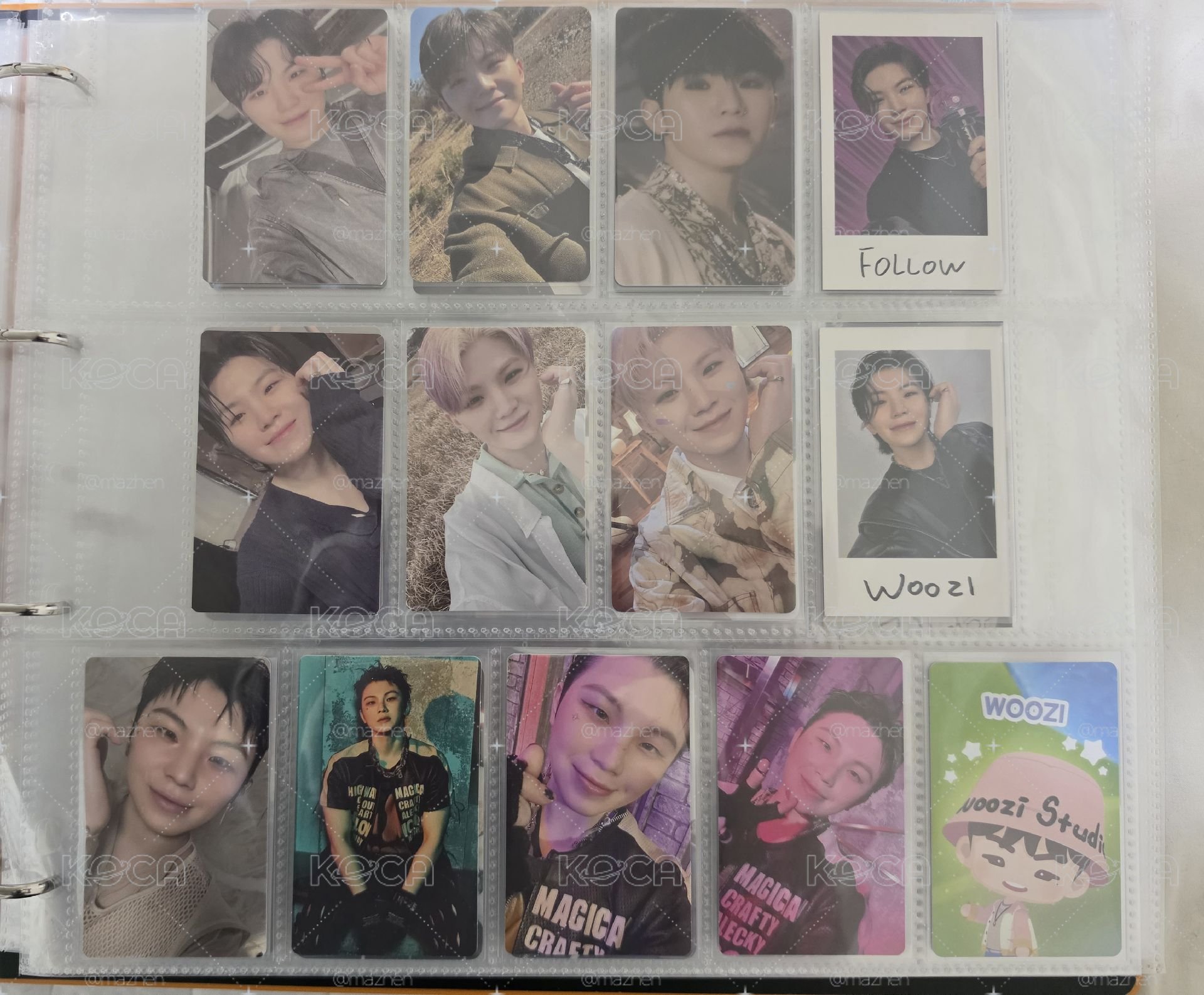 Svt woozi 小卡