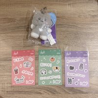 刷吊飾+妮貼紙+娟貼紙+麵貼紙