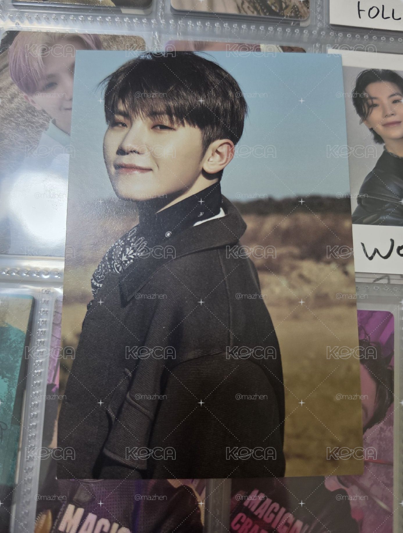 Svt woozi 小卡