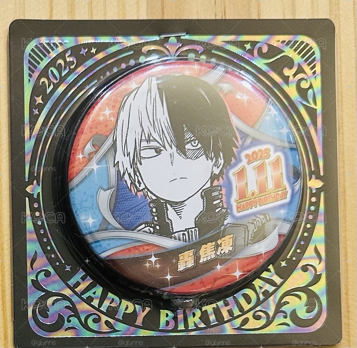我英 JS 生日徽章
