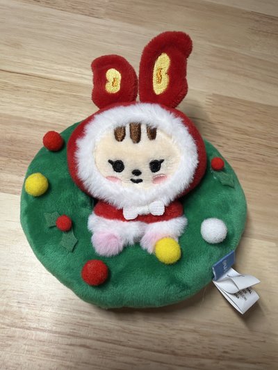 聖誕MINITEEN 漢花圈 鑰匙圈吊飾 