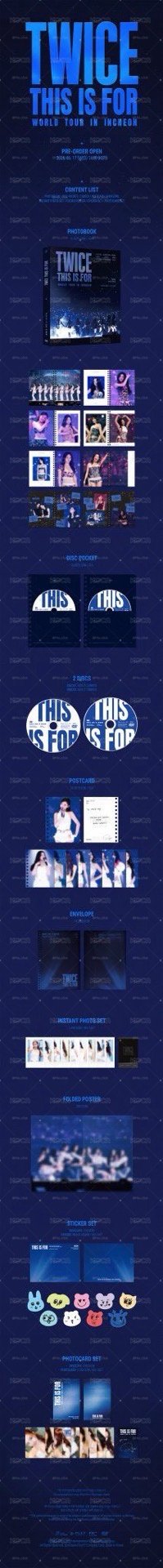 TWICE 六巡仁川演唱會DVD/藍光（fans通路)-個人set