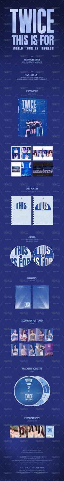 TWICE 六巡仁川演唱會DVD/藍光（fans通路)-個人set
