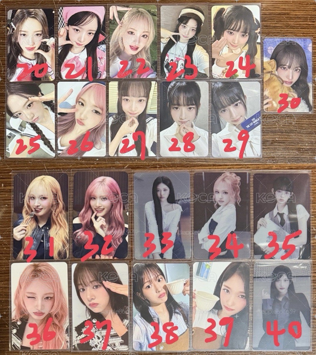 🎀ive 全員小卡