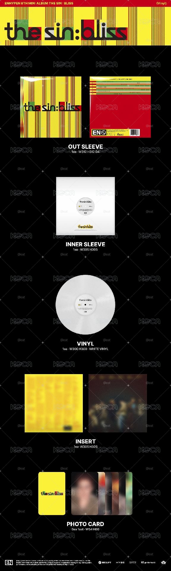 Enhypen 迷8 THE SIN : BLISS含wvs特典 