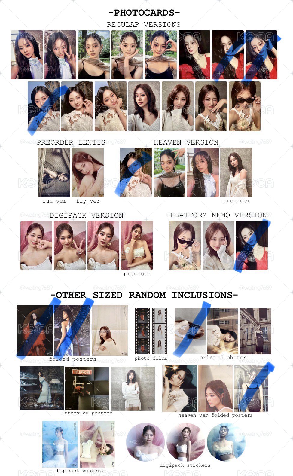 Twice_子瑜Solo專 AboutTzu 專輯卡+週邊隨機品