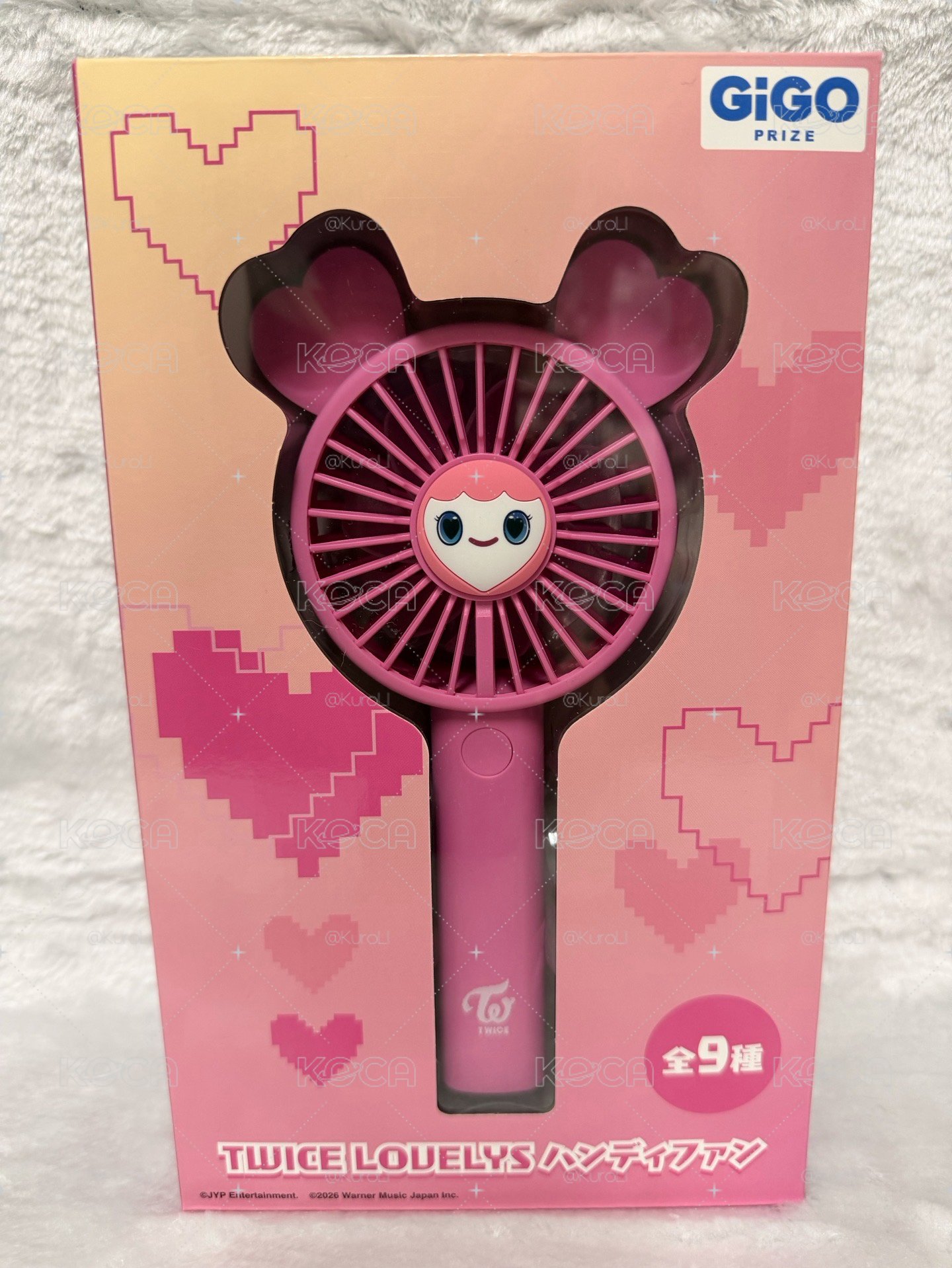 日本GiGo限定 · MOMO手持風扇🩷（全新未拆）