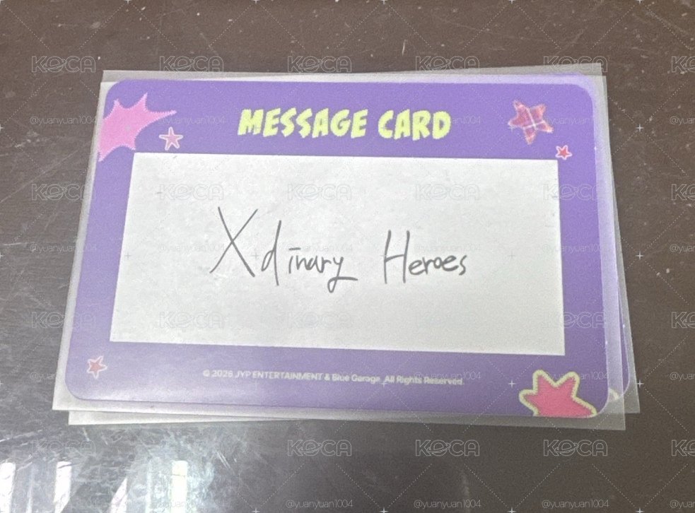 💙飯咪 金正洙 訊息卡