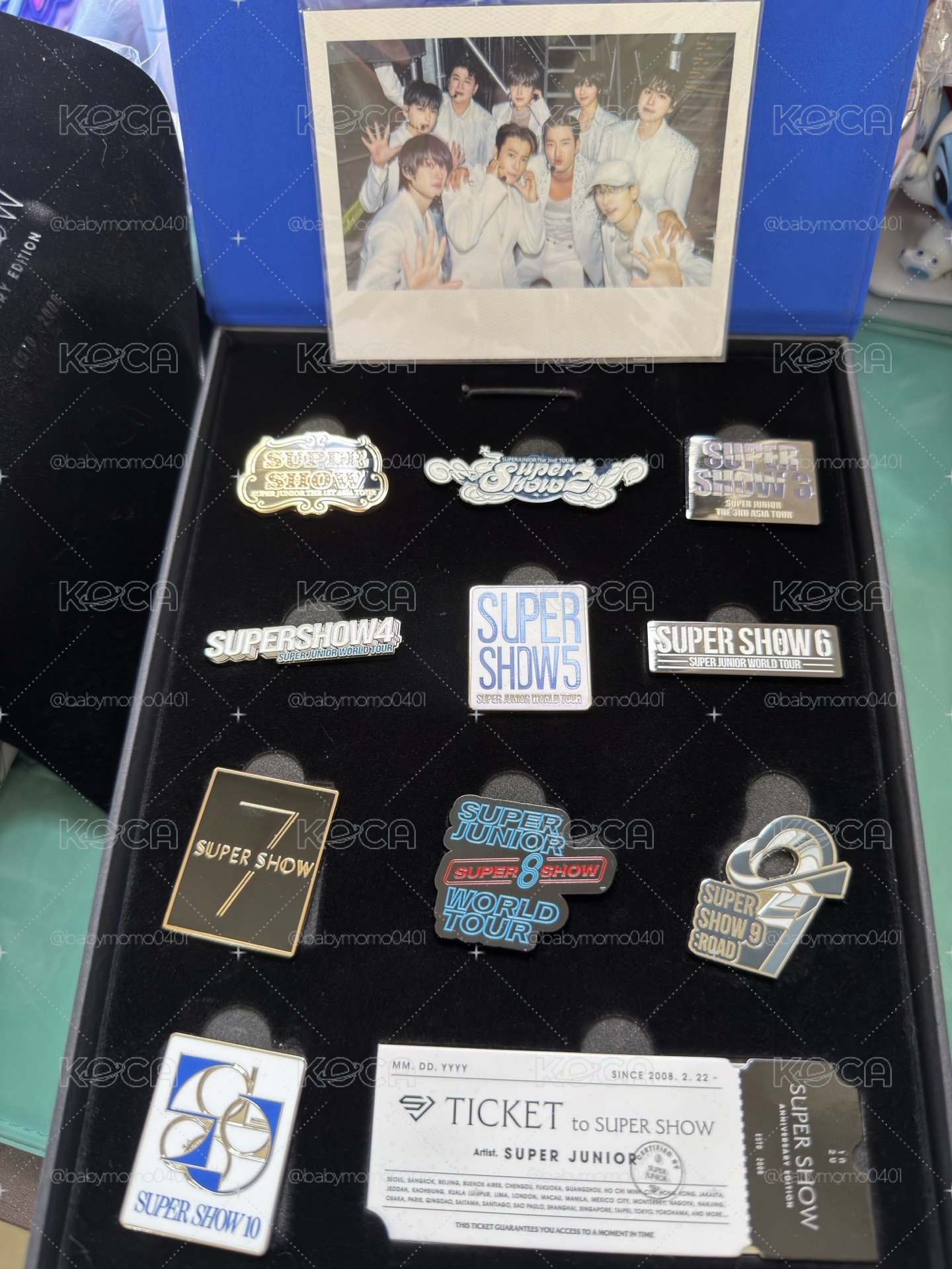 SUJU SS10徽章磁鐵拆賣