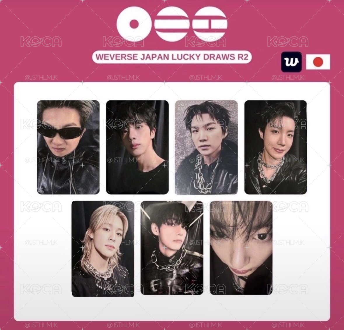 BTS ARIRANG日咖2.0幸運卡