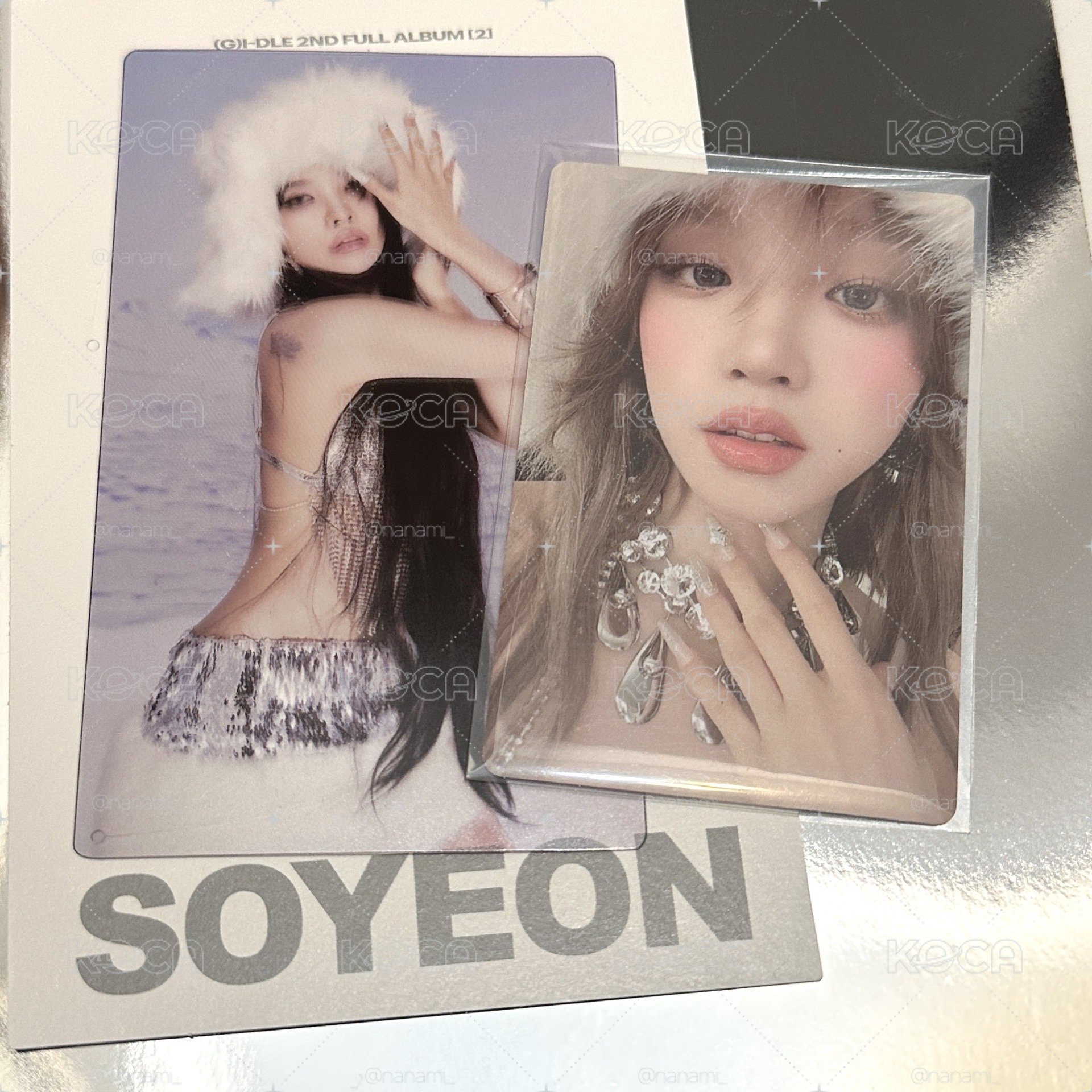 Gidle 二專 S.O.O.N 宋雨琦 田小娟 雪帽小卡 透卡