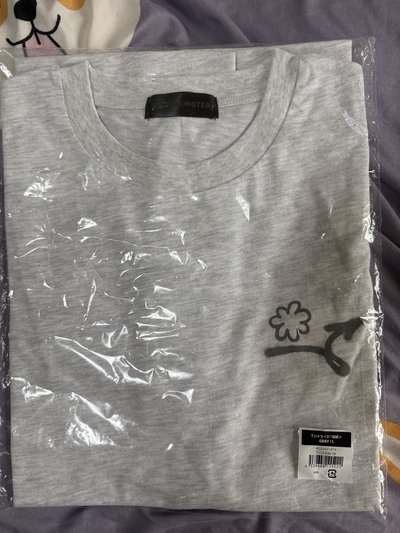bm 日本限定<I LOVE BM> 灰t L