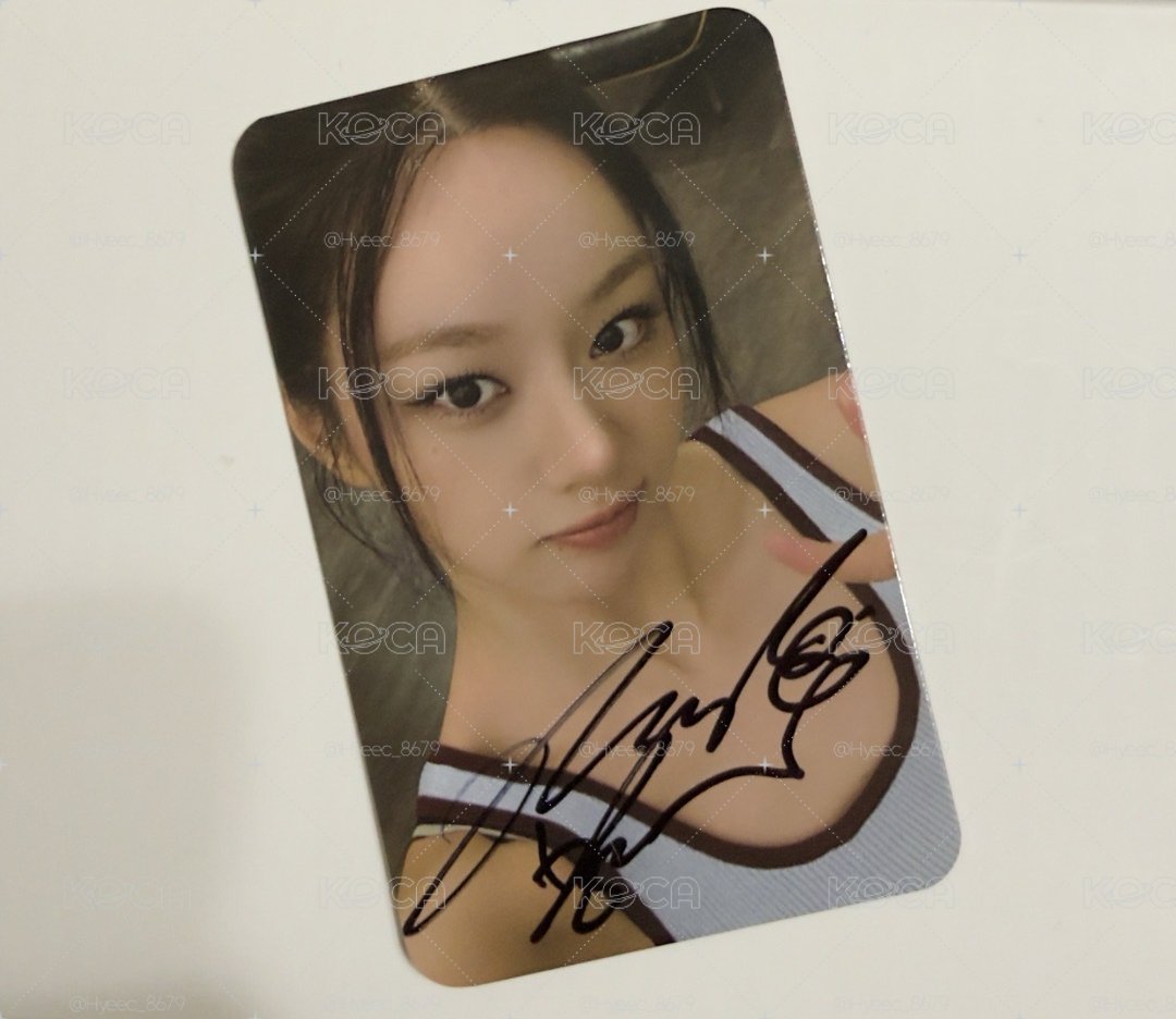 Hyeri惠利 人生女主見面會親簽小卡