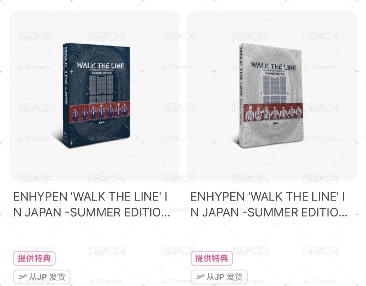 🌟代購🌟日區 WALK THE LINE' IN JAPAN 需二補 8/16 23:59結單