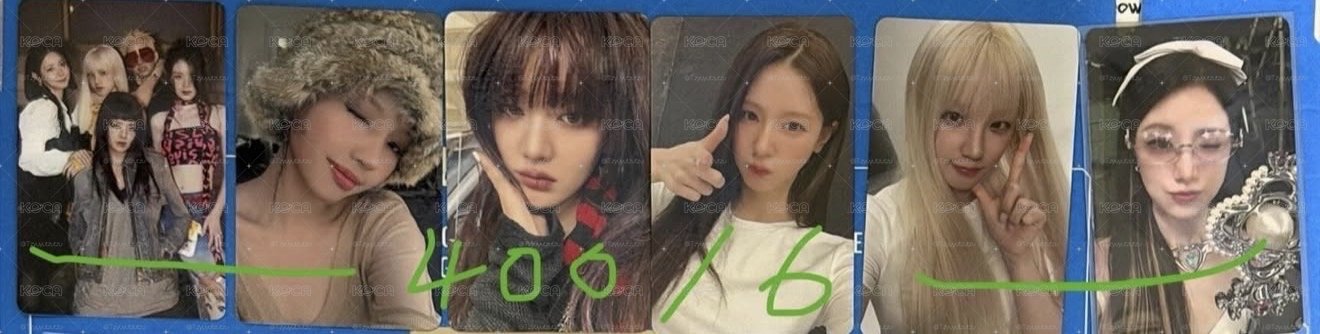 i-dle* KFC肯德基 代言卡 一套