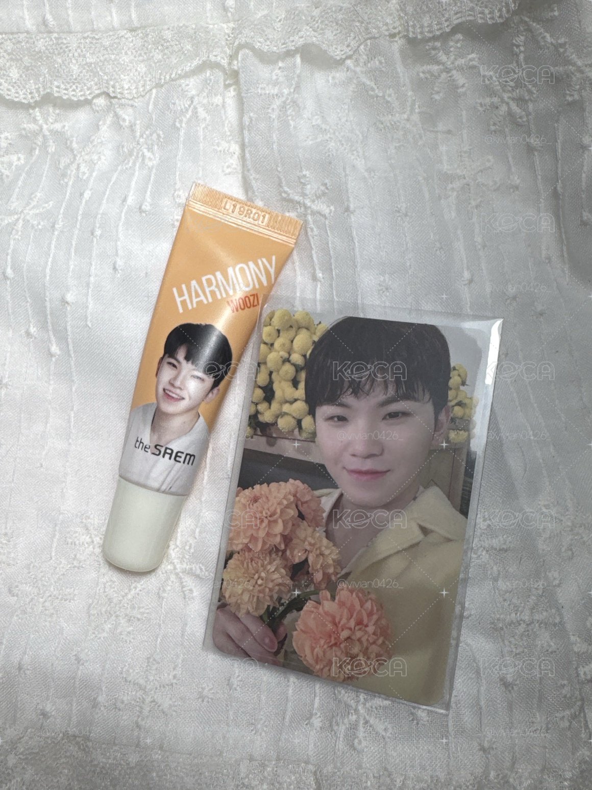 Woozi The Saem代言唇蜜