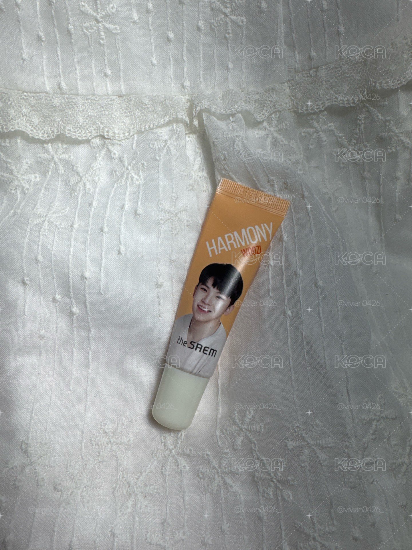 Woozi The Saem代言唇蜜