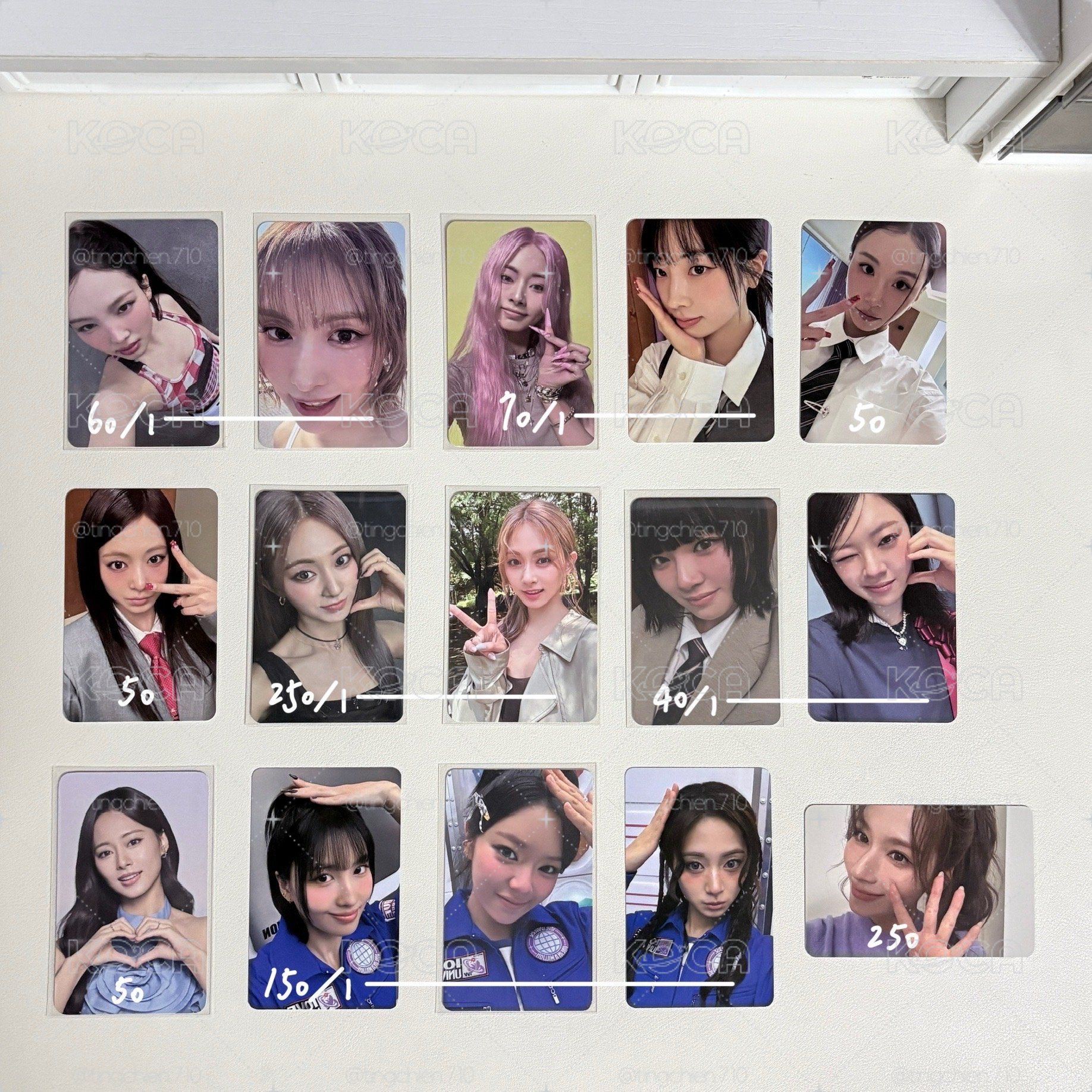 TWICE 小卡