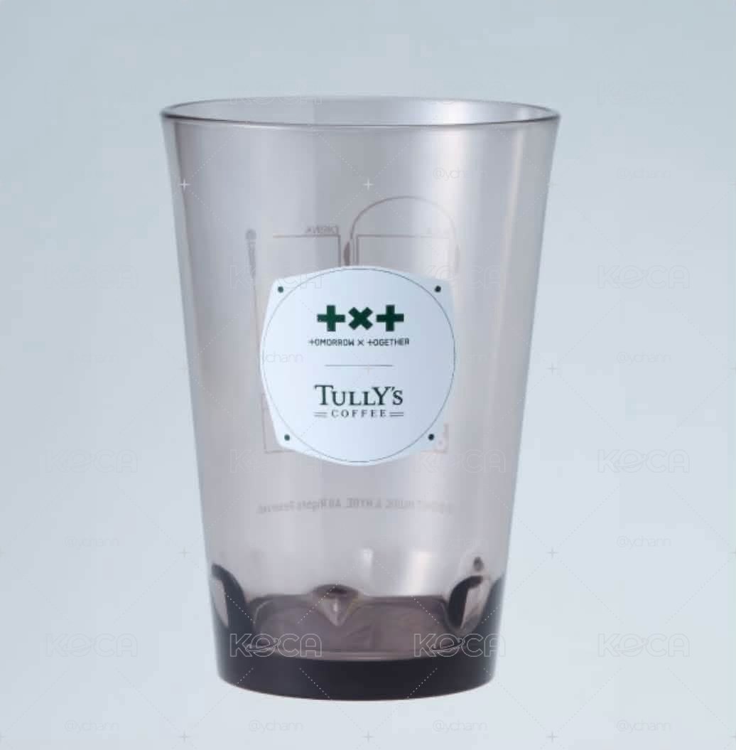 Tully’s Coffee x TXT 聯名玻璃杯
