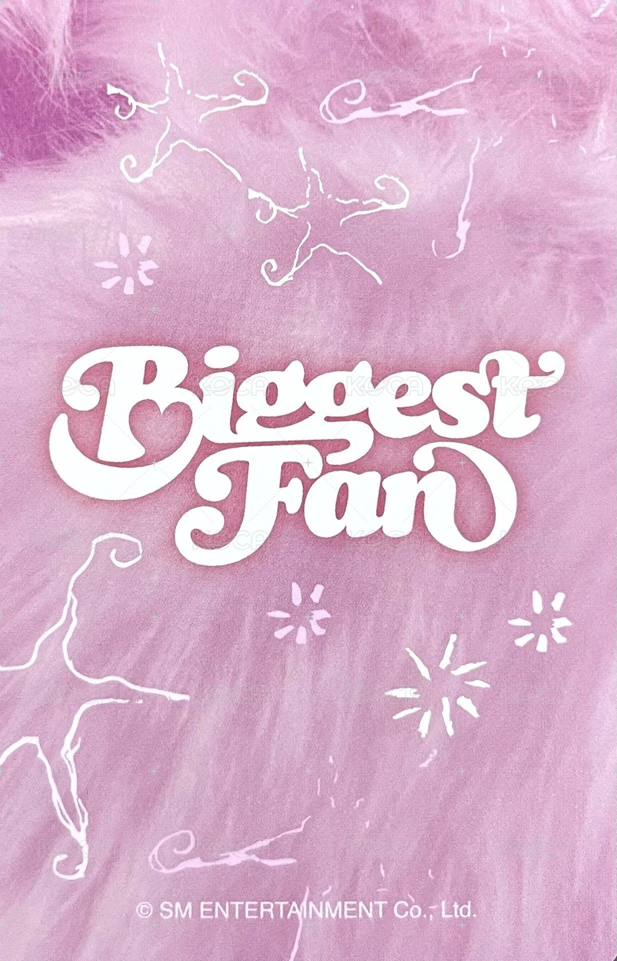 Biggest Fan km 台北 簽售卡  背面