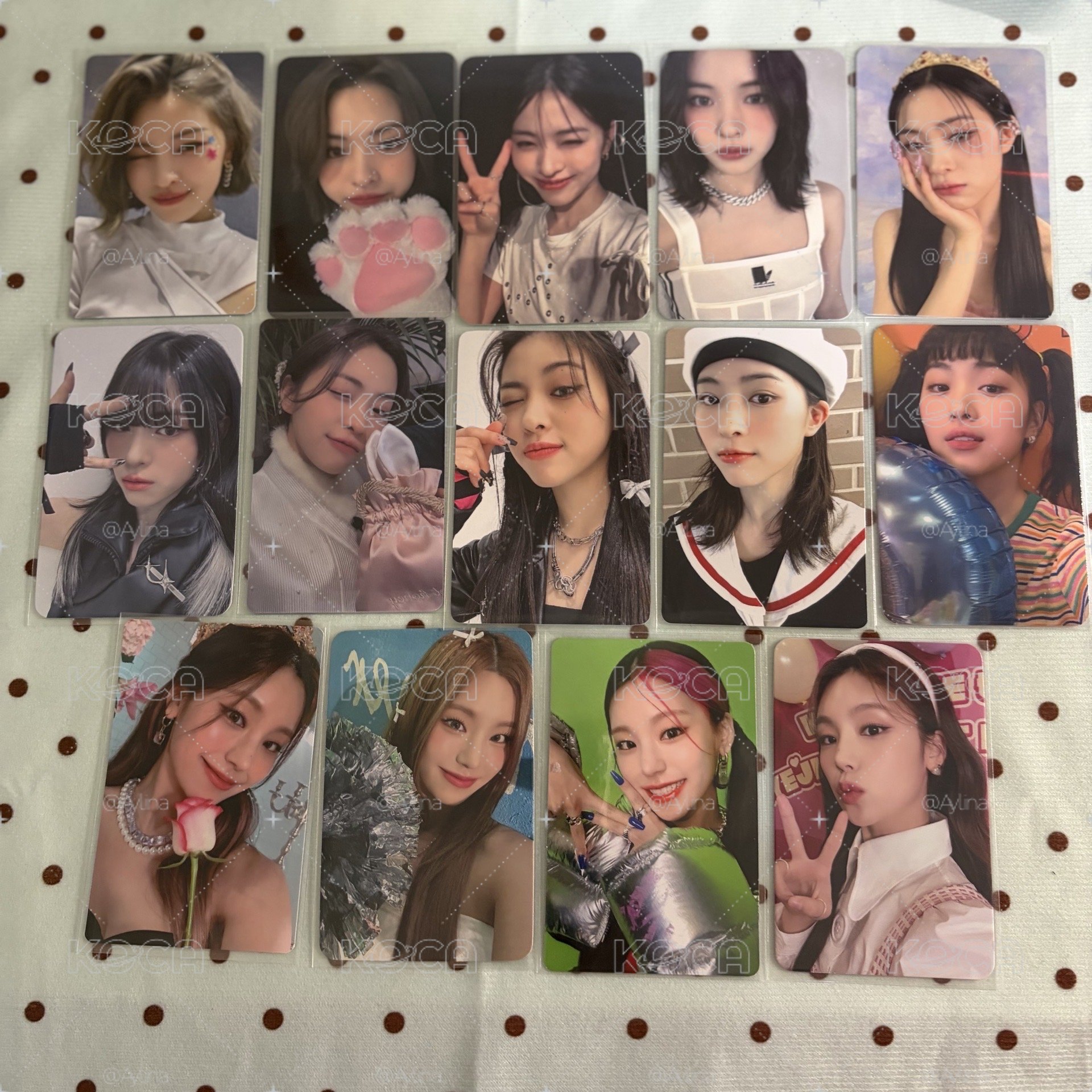 Itzy 周邊小卡特典 ryujin yeji