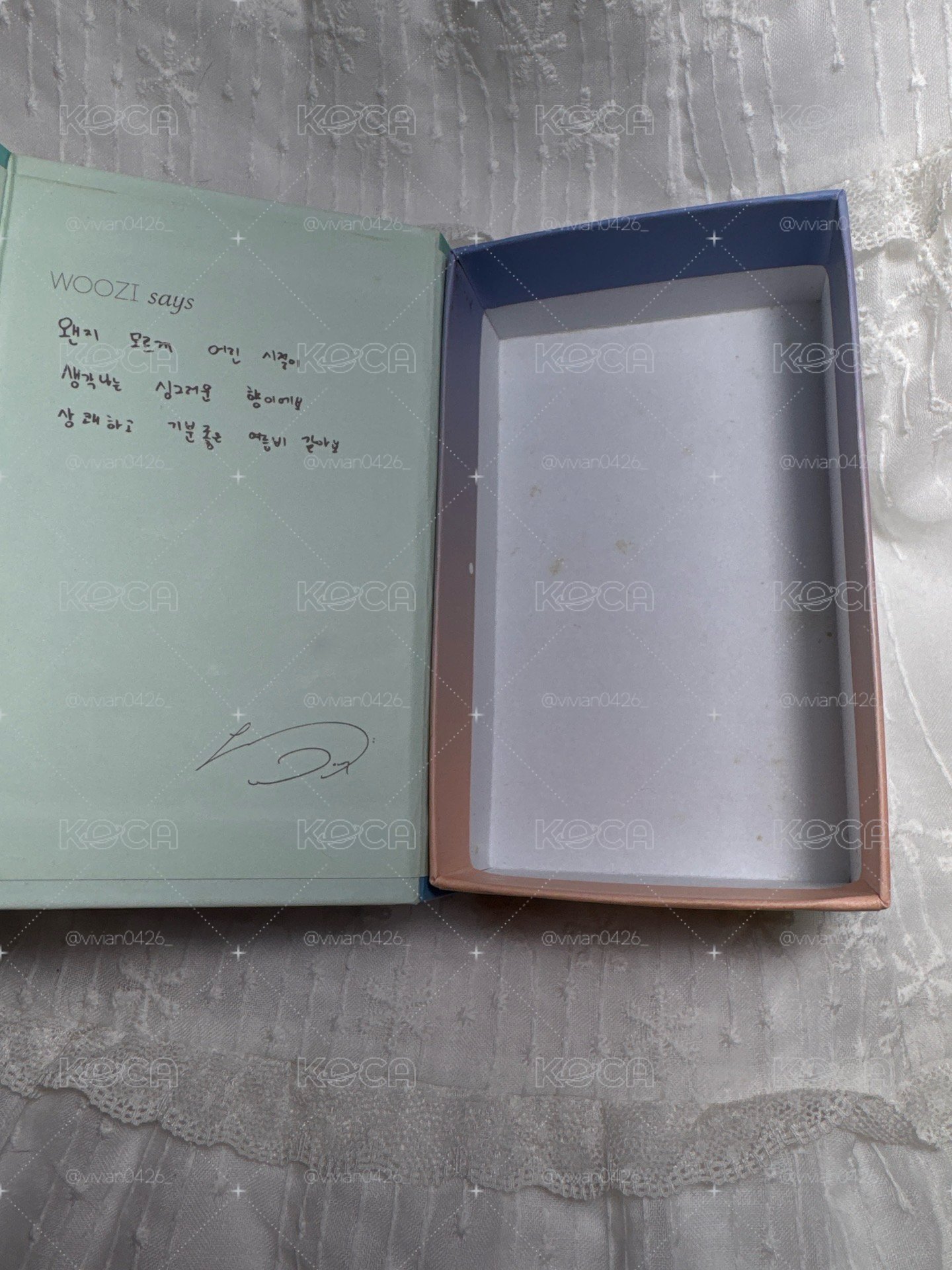 Woozi The Saem 代言香水