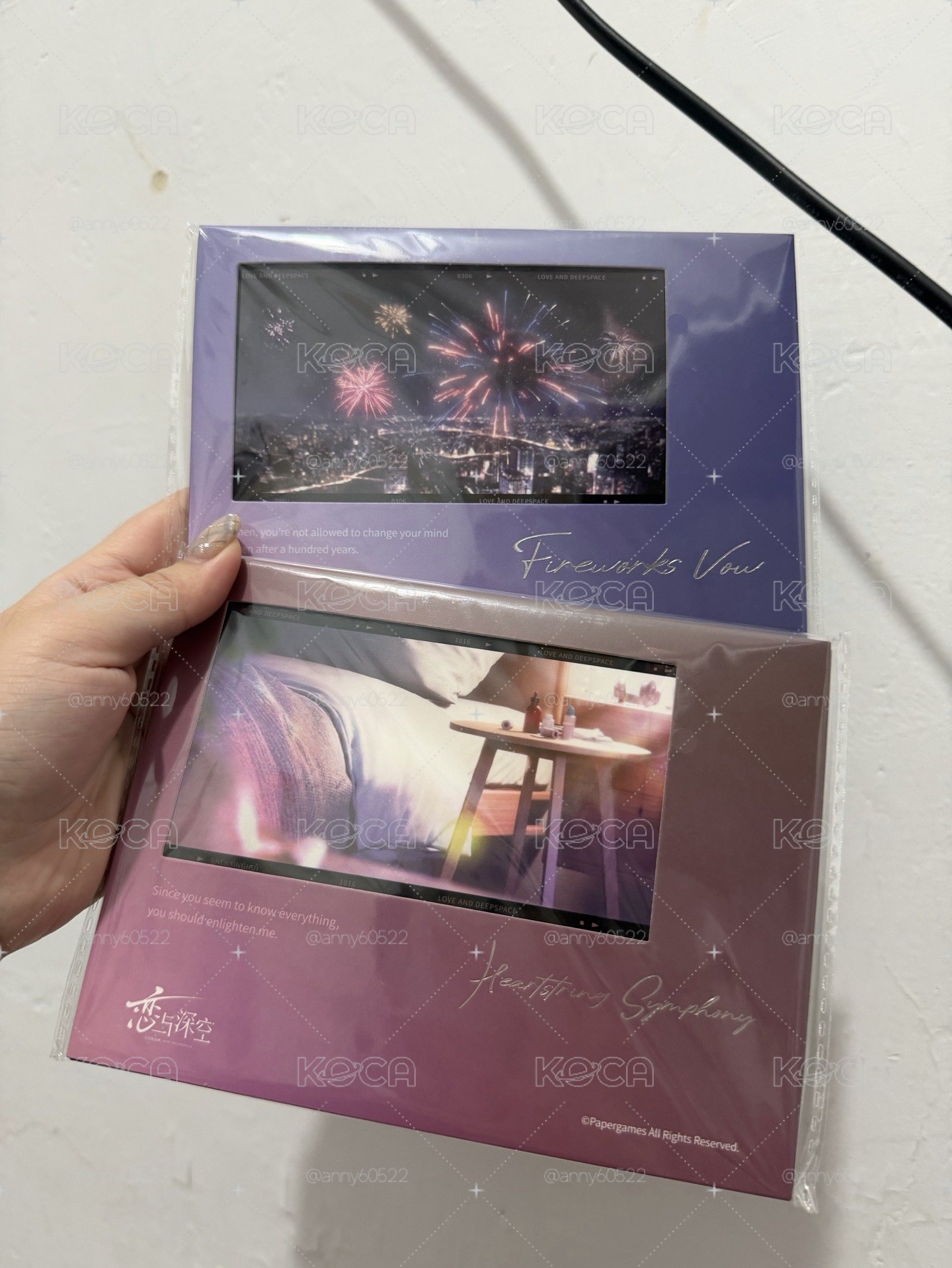 戀與深空 心語傾訴 陸版小卡套組 沈星回 祁煜