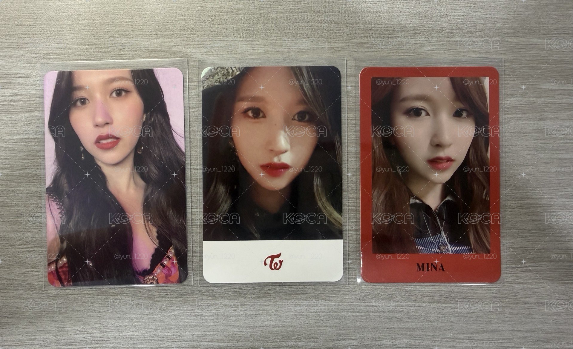TWICE mina小卡推