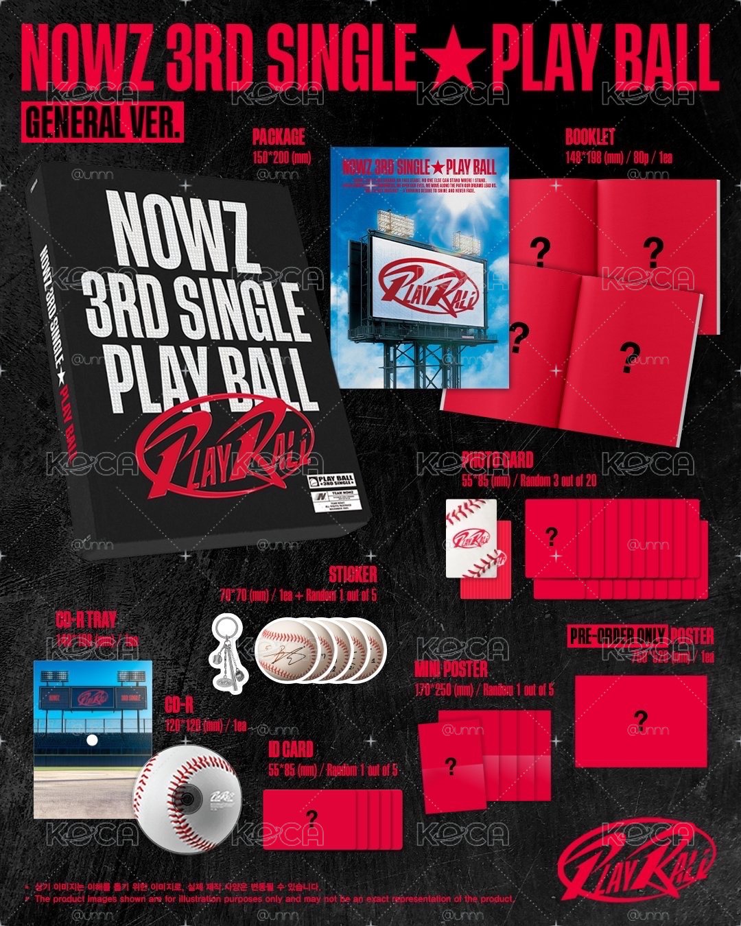 Nowz 單曲三general ver未拆專