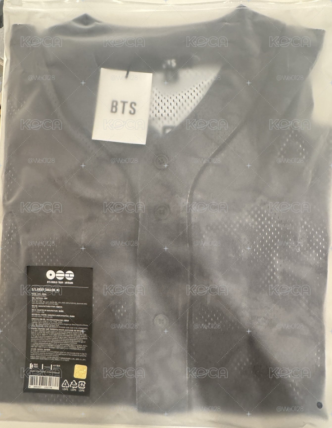 BTS 阿里郎球衣 SUGA (M) 現貨
