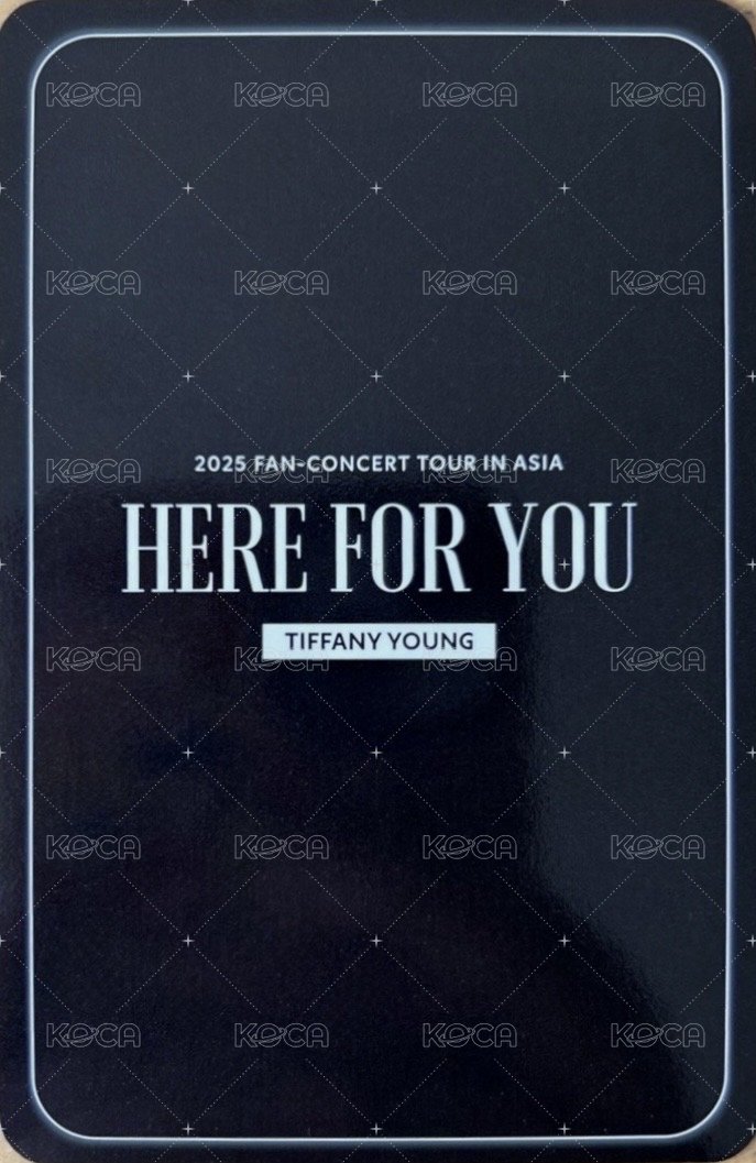 Here for You 隨機卡  背面