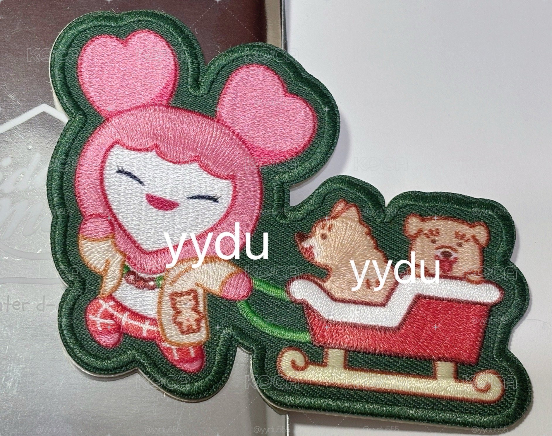 ✅現貨✅Twice Momo 冬日快閃刺繡貼