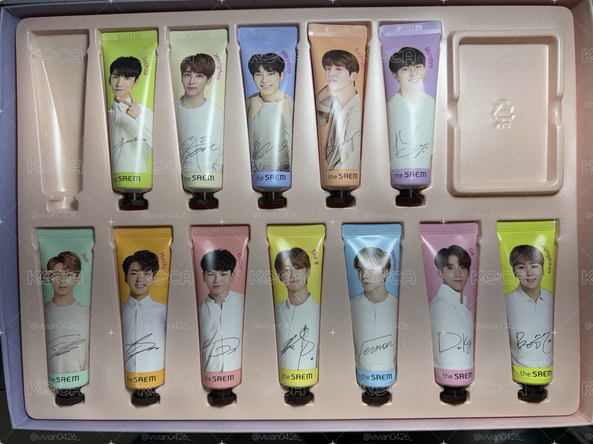 Seventeen The Saem護手霜禮盒
