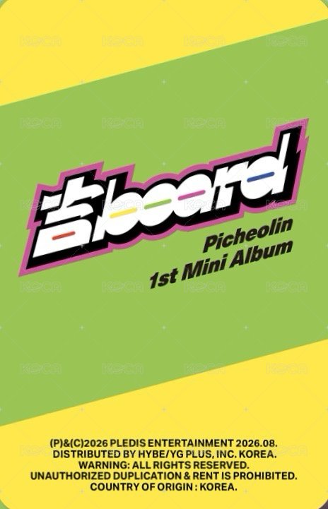 吉BOARD Cassette Tape ver. 專輯卡  背面