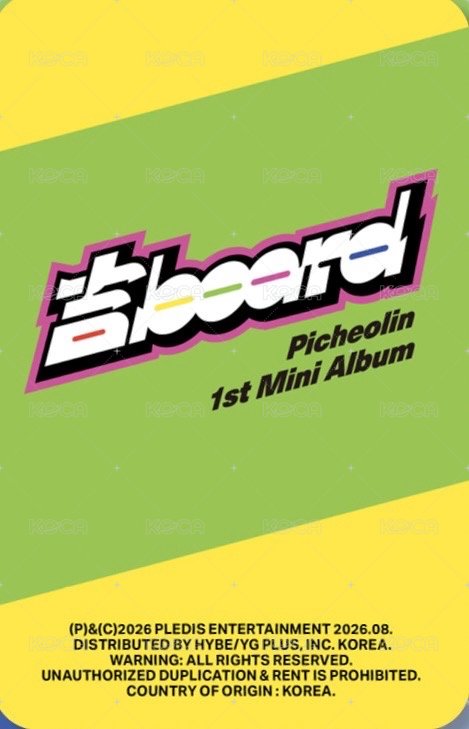 吉BOARD Cassette Tape ver. 專輯卡  背面