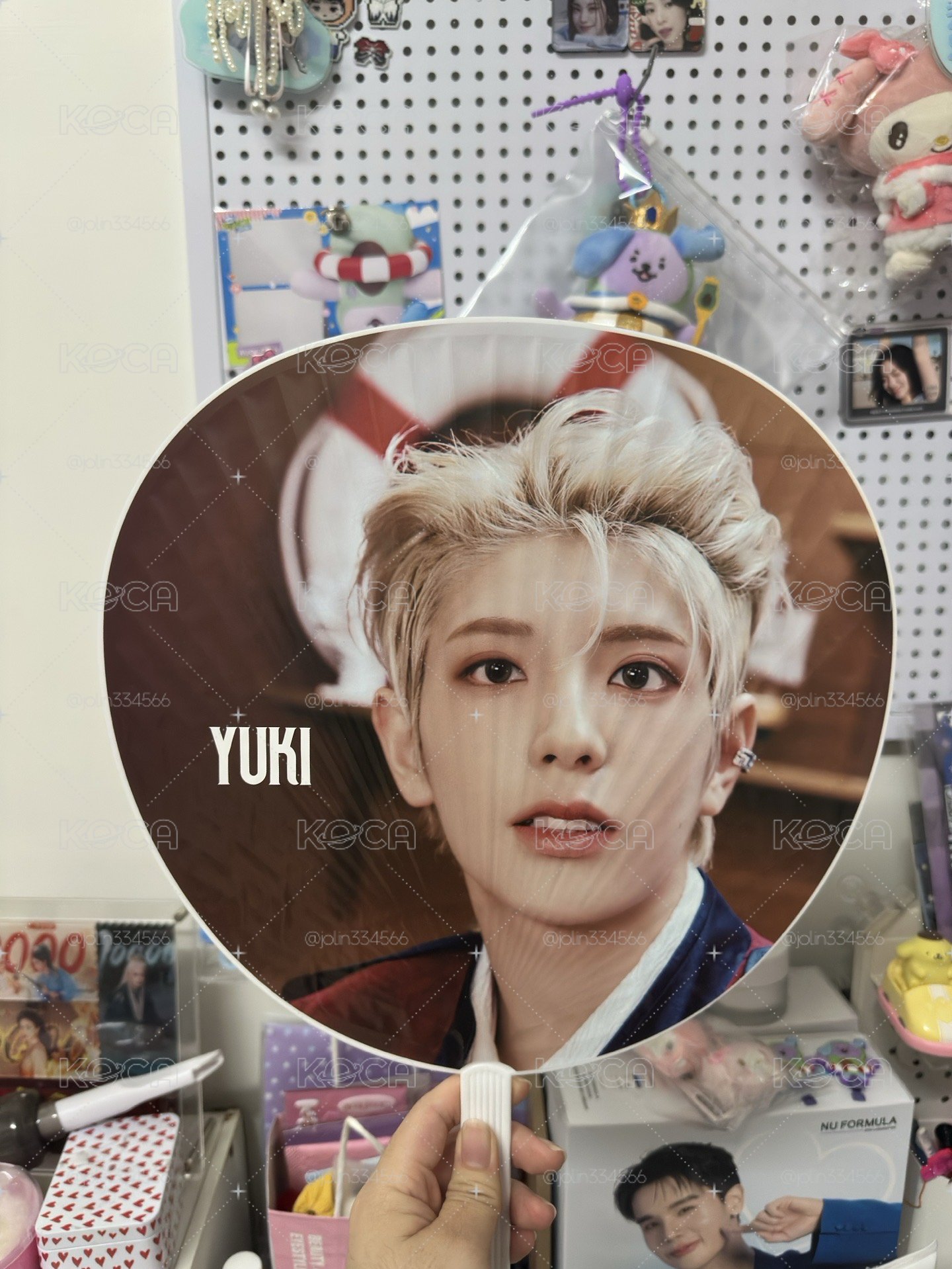 YUKI 扇子小盤