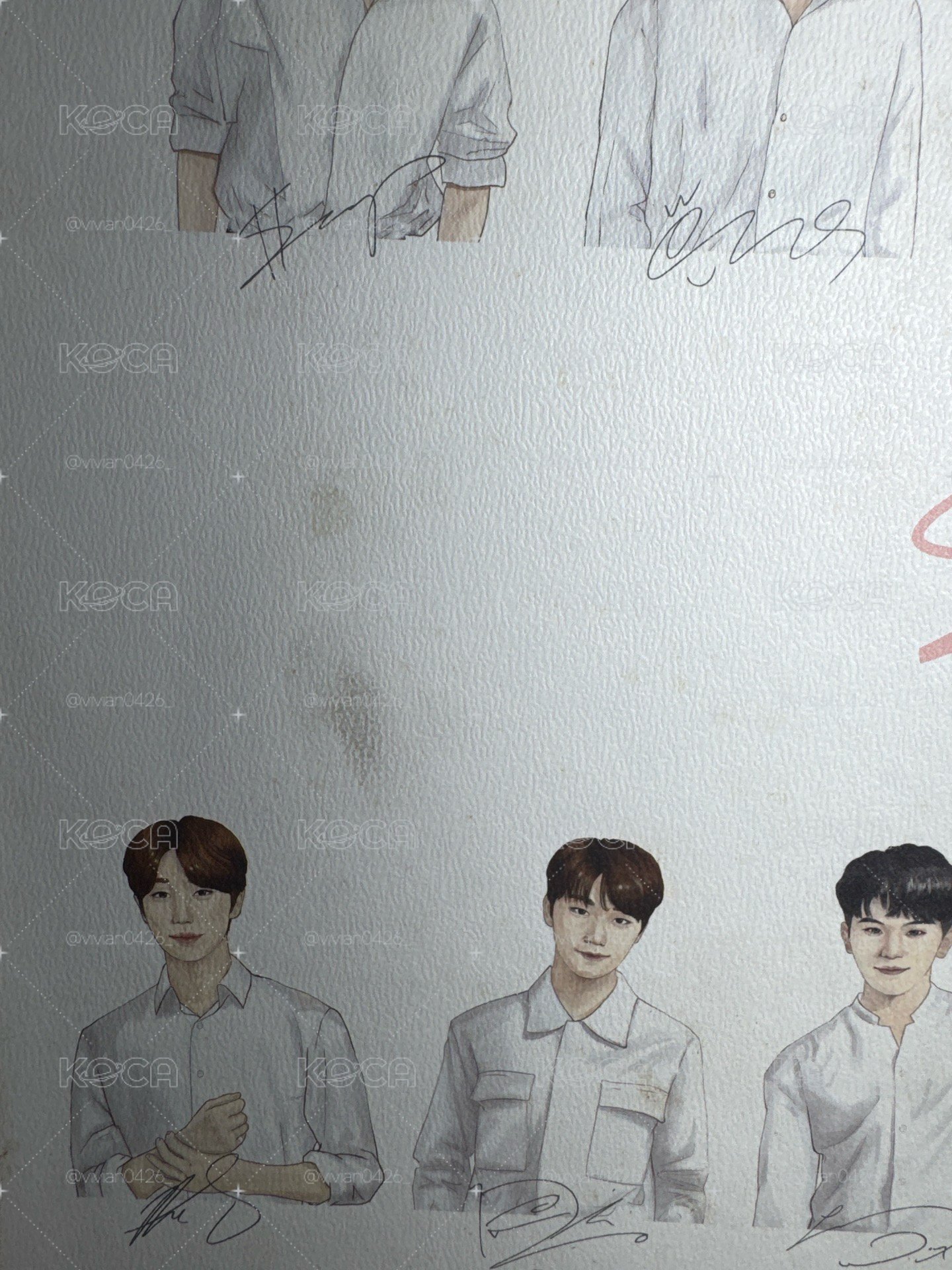 手繪版Seventeen The Saem 護手霜+海報