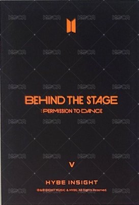 Hybe博物館 PTD 周邊卡 ver.B 背面