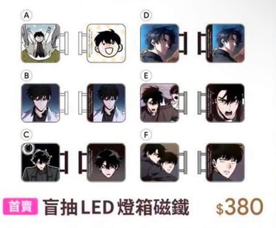 全知讀者視角燈箱+盲抽立牌