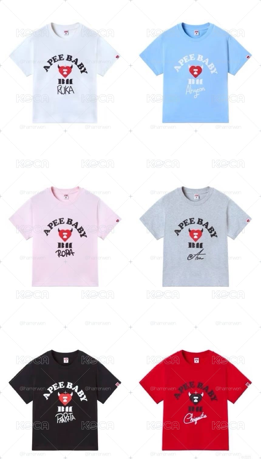 寶怪聯名 apee短T