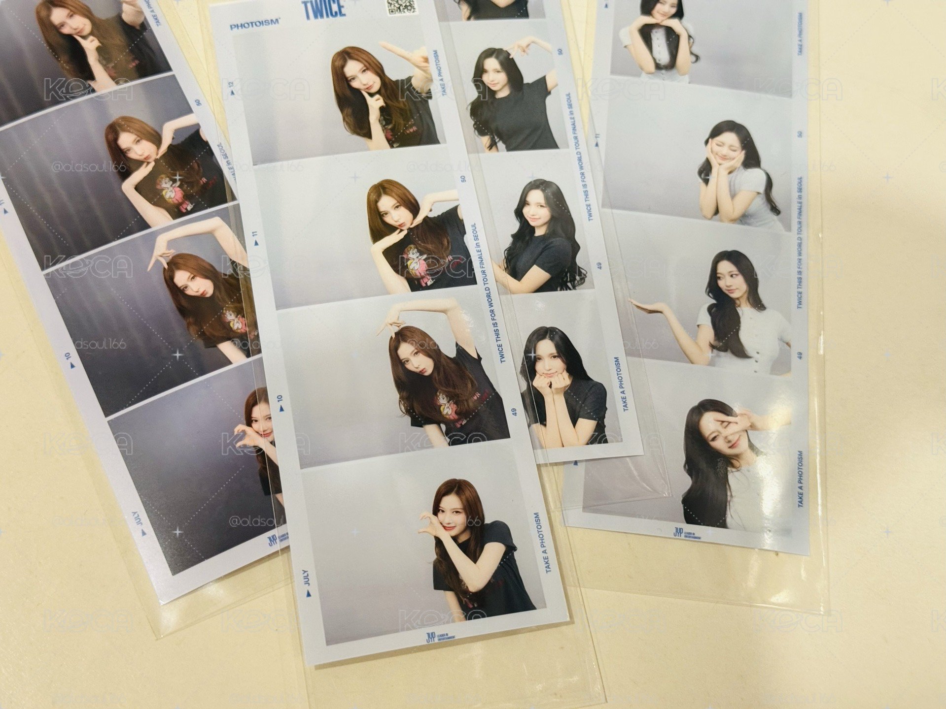 PHOTOISM X TWICE 貼紙 人生四格