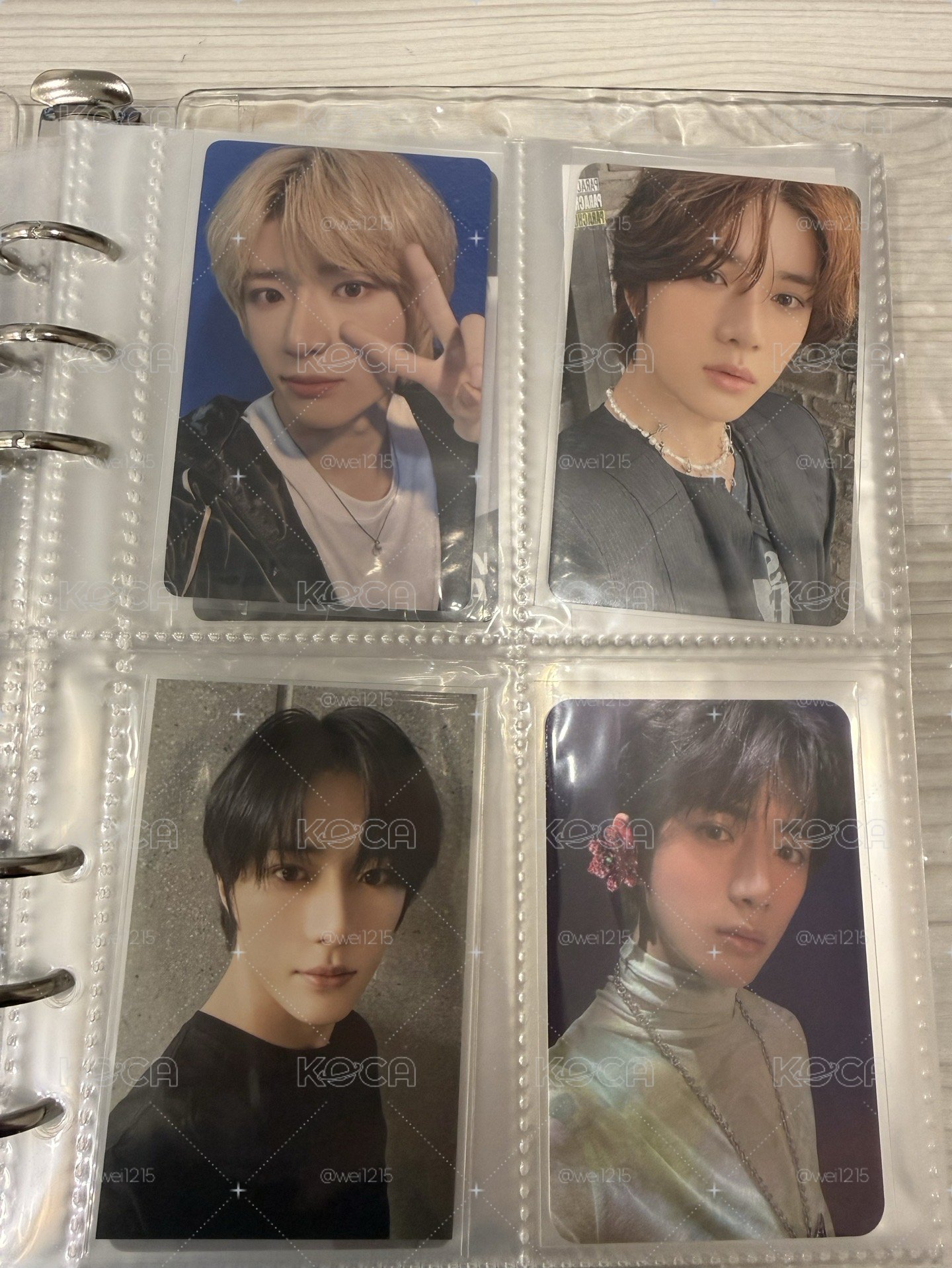 TXT 杋圭小卡4張