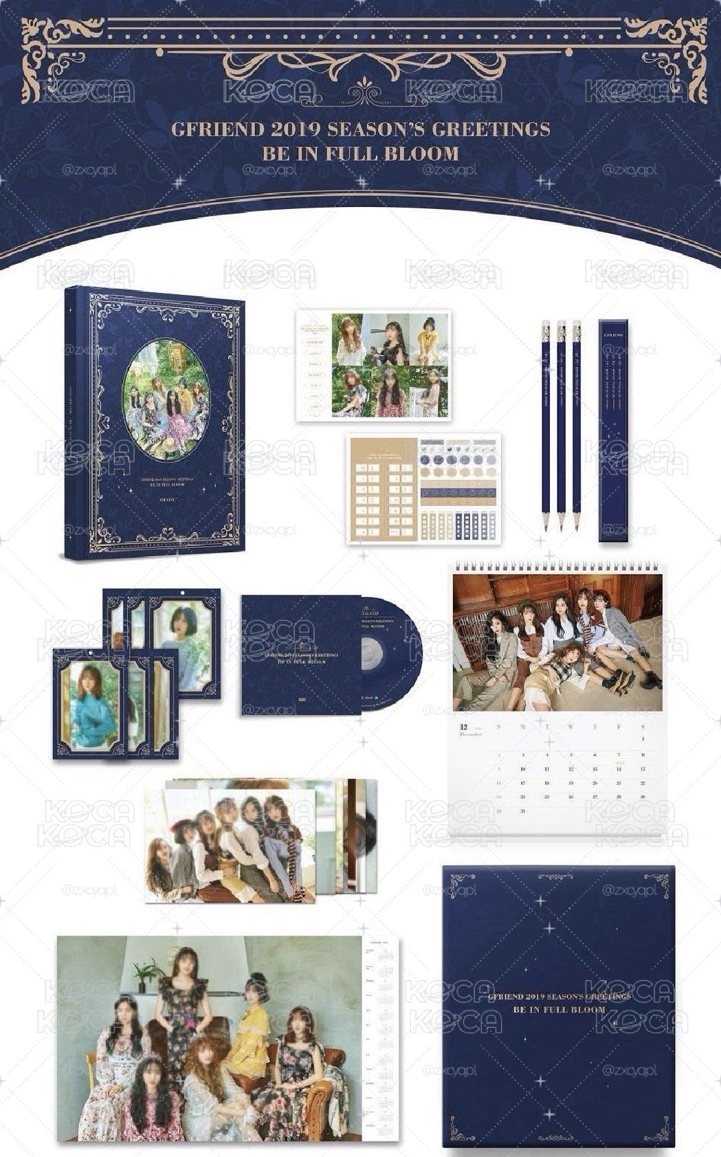 GFRIEND2019年曆 年曆 整組