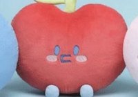 銀赫蘋果抱枕