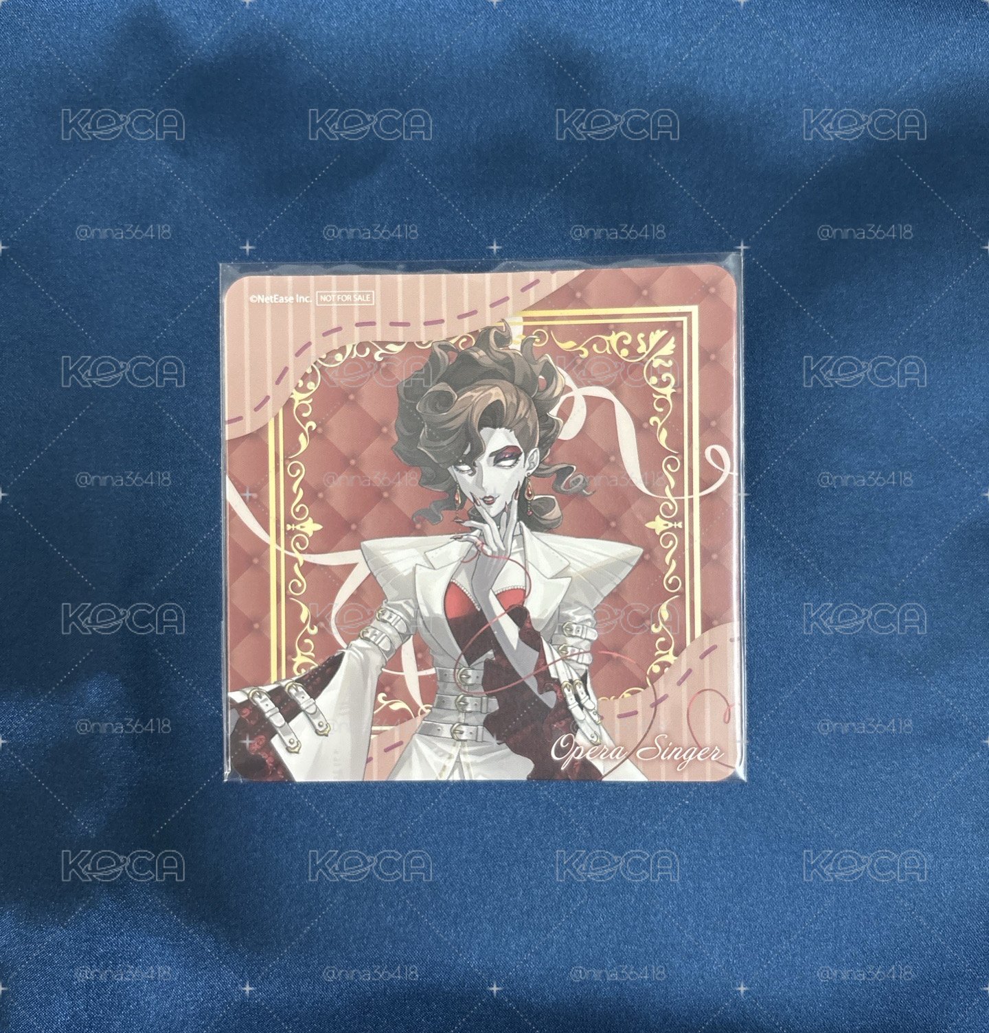 歌劇 紅線杯墊
